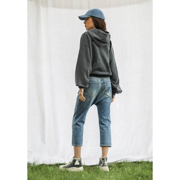 R13 Tailored Drop Jean in "Bain Blue", size 28 - Picture 13 of 16